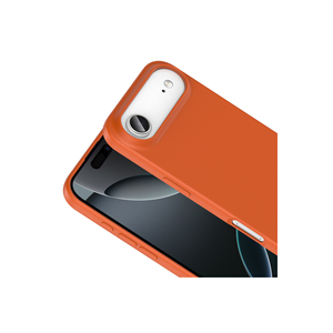 For iPhone 17 Air Protective Cover by Zore Mara Launch Series Liquid Silicone Case with Logo Soft Silicon Black Color for <b>XR</b> - Product Image 6