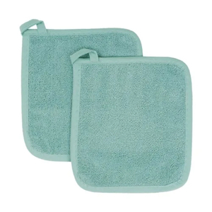 Simple <b>Style</b> Pure Color Cotton Plain Fabric Waffle Pot Holder for Home Kitchen - Product Image 1