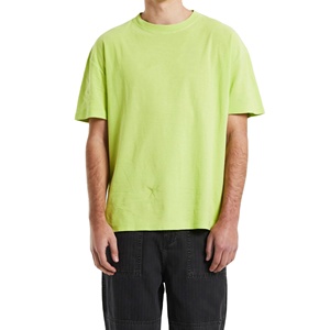 เสื้อยืดเปล่าแบบเรียบ น้ำหนัก 280 กรัม ผ้าฝ้าย 100% ทรงโอเวอร์ไซส์ แฟชั่นไหล่ตก เสื้อยืดผู้ชาย เสื้อยืดผ้าฝ้ายออร์แกนิค - Product Image 1