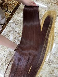 Venta al por mayor de extensiones de cabello Remy vietnamita crudo liso y recto de hueso paquetes de trama y conjunto de cierre proveedor de confianza - Product Image 4