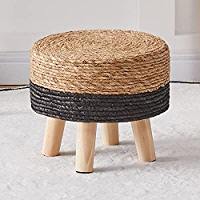 Pouf en jonc de mer tissé naturel le plus vendu salon décoration de maison contemporaine conceptions OEM noël personnalisé fait à la main Vietnam - Product Image 2