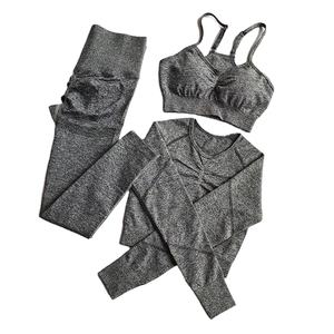 Diseña Tu Propio Conjunto de Yoga para Mujer: Ropa Deportiva de 2 Piezas, Transpirable y de Secado Rápido, con Patrón Sólido, para Adultos - Product Image 3