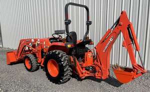 Tractor original aprobado por CE Kubota B2301 con retroexcavadora a la venta - Product Image 2