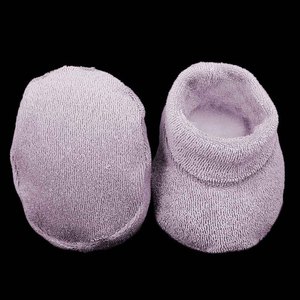 Newborn <b>Booties</b> - Purple - Product Image 3