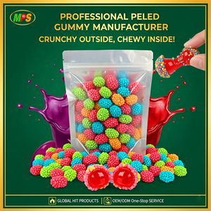 Soluzione Completa OEM per Caramelle Gommose Acide con Etichetta Privata |   Produttore di Mix di <span class=keywords><strong>Sapori</strong></span> Personalizzati e Confezioni Doypack per <span class=keywords><strong>la</strong></span> Vendita al Dettaglio - Product Image 1