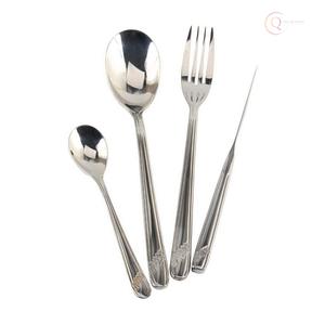 Ensemble de couverts en acier inoxydable de qualité supérieure pour restaurant, buffet, fête |   Couverts modernes écologiques pour un service fiable - Product Image 4