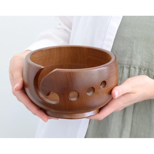 Bol de fil en bois fabriqué à la main de conception nouvelle pour le tricot disponible au prix de gros de l'Inde plus vendu - Product Image 3