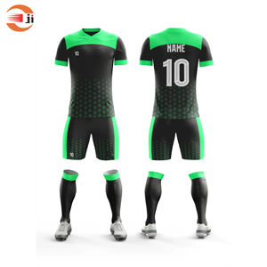 2024 Unisex Custom Soccer Jersey <b>Football</b> <b>Shirt</b> Shorts Set Kids Training Wear Name Printing 2 Sets Logo Design OEM Service - Product Image 4