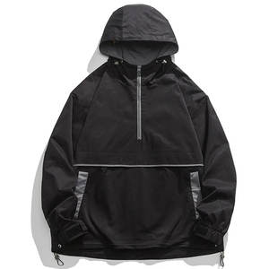 Chaqueta Cortavientos de Alta Calidad para Hombre, Transpirable, Resistente al Viento, de Tela de Lona con Cuello Alto Ajustable, Nueva Llegada - Product Image 1