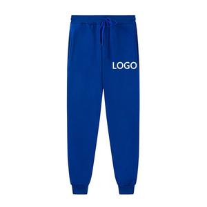 Pantalones deportivos personalizados para hombres y mujeres, pantalones largos de entrenamiento con estampado personalizado para correr, bolsillo en la cintura con cordón, estilo informal - Product Image 3