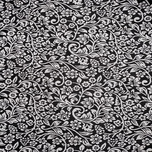 Tissu jacquard tissé double face de luxe, teint en fil, poids lourd, poly coton, noir et blanc, tricoté en chaîne, respirant, pour garçons et filles - Product Image 6