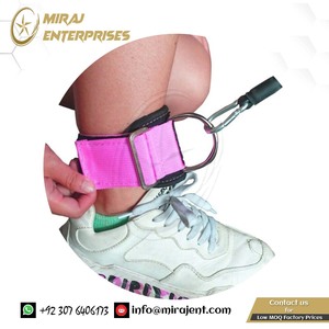 Poignets de cheville d'entraînement pour les exercices et la résistance des abdominaux et des fessiers des jambes | Attachement de sangles de cheville à anneau en D personnalisé pour les machines à câbles, - Product Image 4