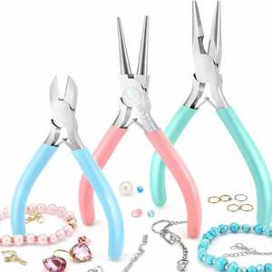 Kit de pinces pour la fabrication de bijoux de qualité supérieure, 3 pièces, pour les artisans professionnels - Product Image 2