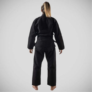 Kimono de Jiu-Jitsu pour femmes avec logo personnalisé, uniforme BJJ, 100% coton, tissage perlé, respirant, durable, coutures renforcées, arts martiaux - Product Image 4