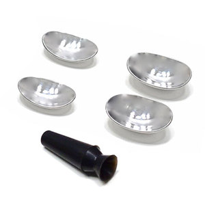 Protector Ocular Metálico Reutilizable, Cubierta Ocular Quirúrgica Oftalmológica para Tratamiento Clínico y Recuperación del Paciente - Product Image 3