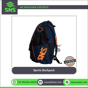 Mochila resistente deportiva azul marino de material de poliéster 600D fuerte al por mayor de alta calidad para palos de hockey al mejor precio - Product Image 4