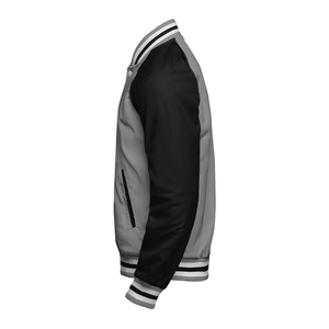 Chaqueta Varsity de Satén Bordada y Transpirable para Hombre, Talla Grande, Diseño Personalizado con Nombre y Número del Equipo, para Invierno - Product Image 2