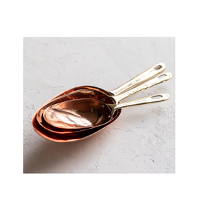 ช้อนตักทองแดงทำด้วยมือทำจากโลหะขัดเงาสินค้าขายดี - Product Image 1