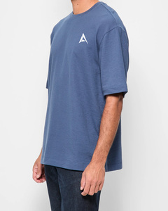 Nouveau t-shirt à col rond surdimensionné au look moderne pour hommes 100% tissu de qualité supérieure en coton doux avec logo personnalisé et impression numérique - Product Image 3