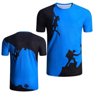 T-shirt à manches courtes pour homme, taille plus, en jersey de coton et polyester, écologique, séchage rapide, sublimé, avec graphisme personnalisé, pour le sport et la gym - Product Image 1
