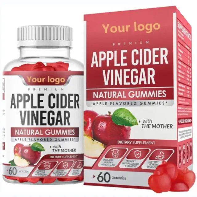 OEM/ODM apple cider vinegar gummies for weight loss free sample side effect pills with Private Labeling