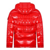 Veste d'hiver matelassée pour homme de haute qualité, noire, en toile North-Face, col montant, réversible, respirante