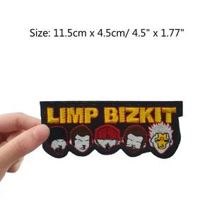 eco-friendly embroidery patches luxury embroidery patches <b>Nu</b> Metal Rock Band Logo Yellow Lettering Badge mens or womens - Product Image 6