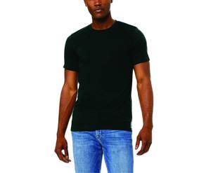 Camiseta Negra Lisa de Algodón 100% para Hombre - Ropa Cómoda para Exteriores, Transpirable y de Secado Rápido - Product Image 1