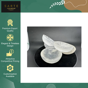 ชามคริสตัลบำบัดแบบซีลีไนต์ทำมือวัสดุขัดเงาเป็นมิตรต่อสิ่งแวดล้อมของตกแต่งบ้าน - Product Image 2