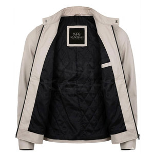 Cool Design Breathable Leather <b>Biker</b> <b>Jacket</b> for Men Comfortable Fit Soft Lining Safety Detail Reinforced Shoulder Perfect Casual - Product Image 6