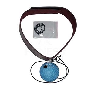 Actearlier Mini ballon de frappe pour entraînement de boxe avec bandeau de boxe, noir jaune, JIN rouge, logo, couleur, matériau, dimensions - Product Image 3