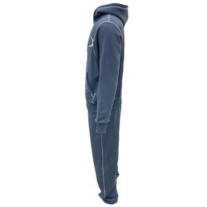 Survêtement de survêtement pour hommes à imprimé personnalisé Ensemble surdimensionné à capuche à points contrastés Ensemble décontracté de 2 pièces Ensemble de jogging de sport pour hommes - Product Image 3