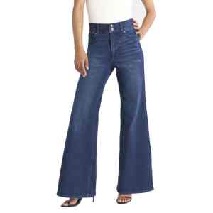 Pantalones Vaqueros Negros de Mezclilla para Mujer, Estilo Casual, Moda Urbana, Pierna Ancha, Holgados, Lavados, Pantalones Vaqueros Largos - Product Image 2