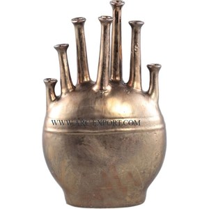 แจกันดอกไม้โลหะสำหรับตกแต่งบ้านแจกันดอกไม้ทรงและกระถางแบบวินเทจตามสั่งรูปทรงและขนาด - Product Image 1