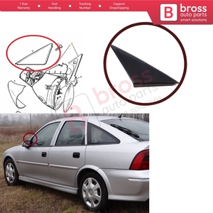 BSP1111-1 Front Left Door Outer <b>Corner</b> Triangle <b>Molding</b> Cover 90545855 for Vectra B 1995-2002 - Product Image 5