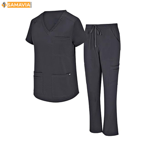 Camisetas de tela de Jersey ecológicas personalizadas, uniformes médicos duraderos cómodos para uso hospitalario, médicos, enfermeras, atención médica OEM - Product Image 2