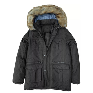 Parkas pour femmes à capuche et fermeture éclair, doublure en laine, grande taille, imperméables, respirantes, en peau de mouton, personnalisables, très vendues - Product Image 2