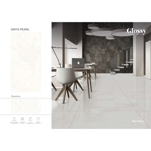 Materiales de construcción 60x120 Porcelana esmaltada Baldosas de lujo Aspecto de mármol Carreaux Sol Maison Baldosas de losa de porcelana brillante - Product Image 2