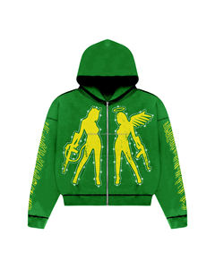 2025 nueva ropa de calle Gran oferta sudaderas con capucha para mujer a bajo precio de alta calidad Material suave sudaderas con capucha para mujer con cremallera de alta calidad - Product Image 3