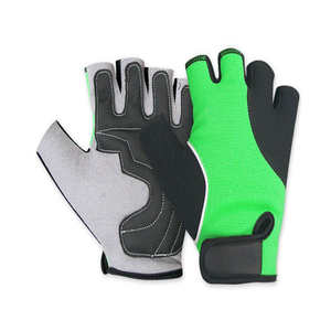 Gants de cyclisme demi-doigts, fabricant, gants athlétiques 100% respirants pour shorts, gants de cyclisme en cuir vintage personnalisés - Product Image 5