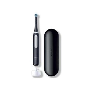Brossette à dents électrique rechargeable Oral-B IO Series 10 avec poils durs, boîtier en métal, étanche IPX5 et modes intelligents pour adultes - Product Image 1