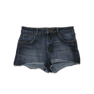 Pantalones cortos de mezclilla holgados lavados con ácido Vintage personalizados de alta calidad, ropa de calle de Color sólido, pantalones cortos de mezclilla Cargo para hombre - Product Image 1