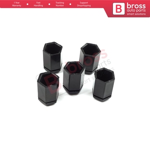 ฝาครอบน็อตล้อ BSP628 5 ชิ้น สีดำ พลาสติก ขนาด 32 มม. สำหรับ Adam Astra G H Corsa C D E Meriva A B Signum Vectra C Zafira - Product Image 4