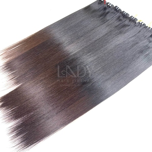 Paquetes rectos de hueso de color de Punta marrón Precio al por mayor Extensiones de cabello - Product Image 1