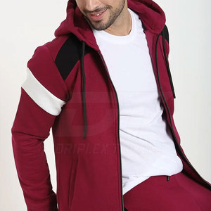 Fabricación profesional nuevo estilo hombres cremallera sudaderas con capucha personalizado al por mayor alta calidad sudaderas con capucha - Product Image 4