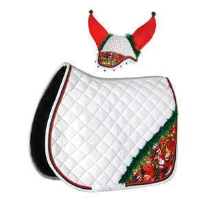 Selle de cheval personnalisée avec logo imprimé |   Tapis d'équitation matelassé doux au toucher, respirant, absorbant l'humidité, performance tactique - Product Image 3