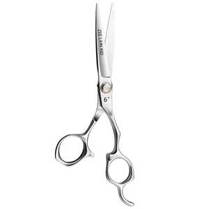 Venta al por mayor de alta calidad japonesa 440C de acero inoxidable peluquería estilismo tijeras de adelgazamiento del cabello - Product Image 1