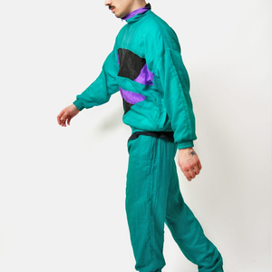 Ensemble de survêtements coupe-vent à cordon de serrage pour hommes, vêtements de sport décontractés, couleur unie, 100% haute qualité, hiver, 2 pièces - Product Image 5