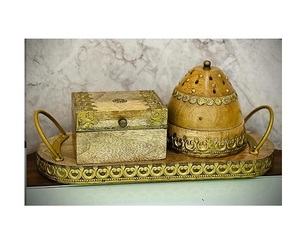 Brûleur d'encens de conception personnalisée faite à la main en gros d'usine de haute qualité pour le parfum d'ambiance de méditation - Product Image 2