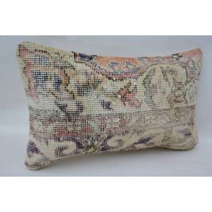 Patrón Vintage Beige Lana Kantha Mosaico 12x20 Pulgadas Paisley Paneles Uva Patchwork Almohada Técnica Tejida - Product Image 2